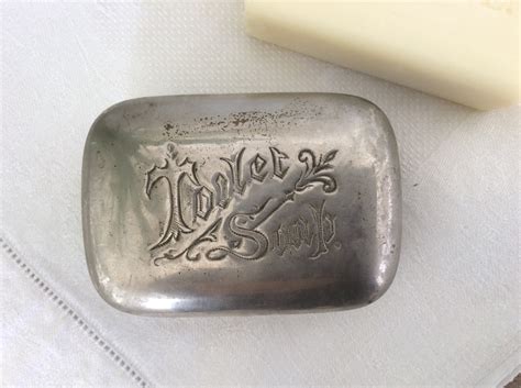 vintage silver metal soap box|Soap Box .